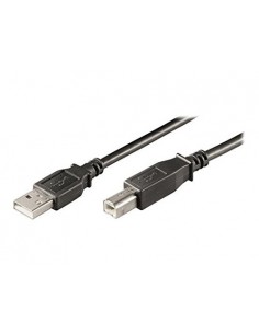 Ewent EC1003 cable USB 1 m USB 2.0 USB B USB A Negro 2