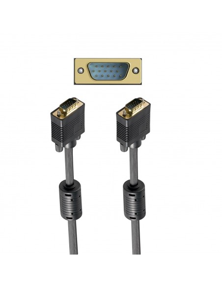 Ewent EC1103 cable VGA 1,8 m VGA (D-Sub) Negro