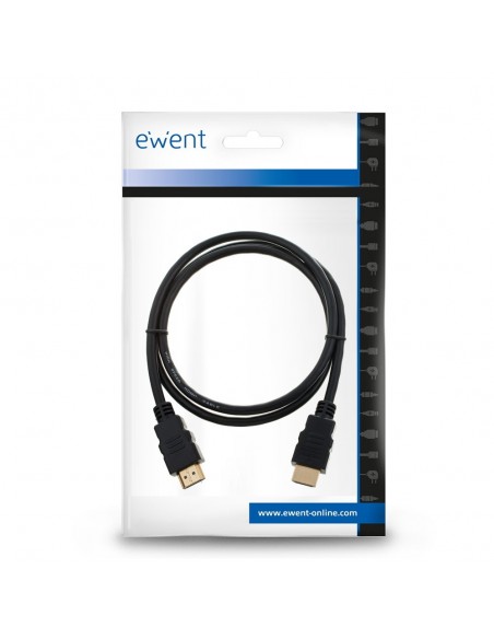 Ewent EC1321 cable HDMI 1,8 m HDMI tipo A (Estándar) Negro