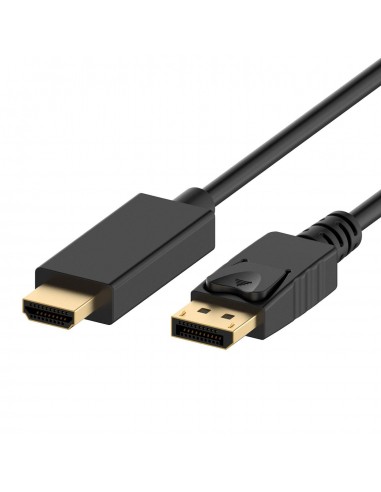 Ewent EC1432 adaptador de cable de vídeo 3 m DisplayPort HDMI tipo A (Estándar) Negro