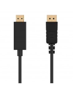 Ewent EC1432 adaptador de cable de vídeo 3 m DisplayPort HDMI tipo A (Estándar) Negro 2