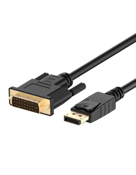 Ewent EC1441 adaptador de cable de vídeo 1,8 m DisplayPort DVI-D Negro