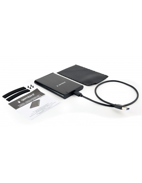 Gembird EE2-U3S-6 caja para disco duro externo Carcasa de disco duro SSD Negro 2.5" Gembird EE2-U3S-6 caja para disco duro externo Carcasa de disco duro SSD Negro 2.5"