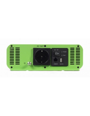 EnerGenie EG-PWC-PS2000-01 adaptador e inversor de corriente Auto 2000 W Negro, Verde