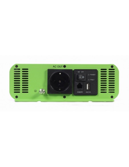 EnerGenie EG-PWC-PS2000-01 adaptador e inversor de corriente Auto 2000 W Negro, Verde