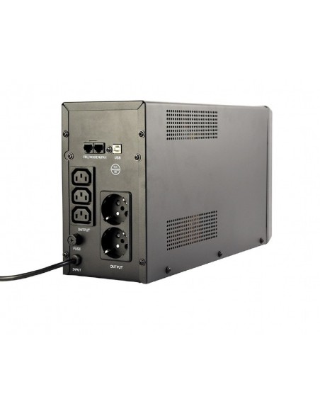 Gembird EG-UPS-035 sistema de alimentación ininterrumpida (UPS) Línea interactiva 2 kVA 1200 W 5 salidas AC