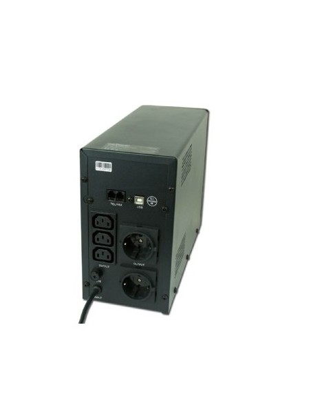 Gembird EG-UPS-033 sistema de alimentación ininterrumpida (UPS) Línea interactiva 1,2 kVA 720 W 3 salidas AC
