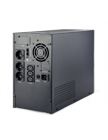Gembird EG-UPS-PS3000-02 sistema de alimentación ininterrumpida (UPS) Línea interactiva 3 kVA 2400 W 6 salidas AC