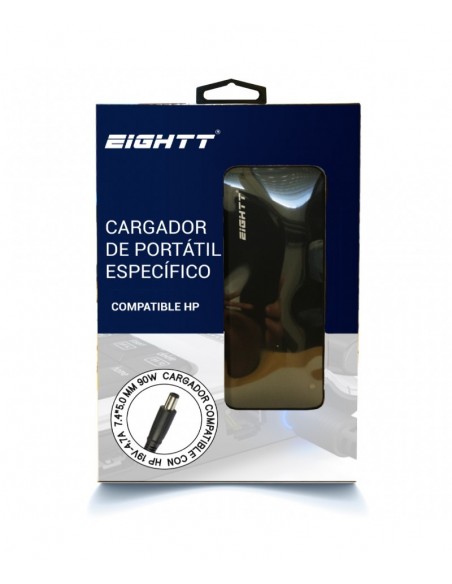 Eightt EHP90 adaptador e inversor de corriente Interior 90 W Negro