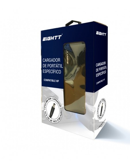 Eightt EHP90 adaptador e inversor de corriente Interior 90 W Negro
