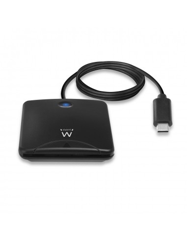 Ewent EW1055 lector de tarjeta inteligente Interior USB USB 3.2 Gen 1 (3.1 Gen 1) Negro