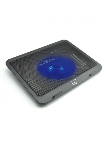 Ewent EW1250 almohadilla fría 40,6 cm (16") 1000 RPM Negro