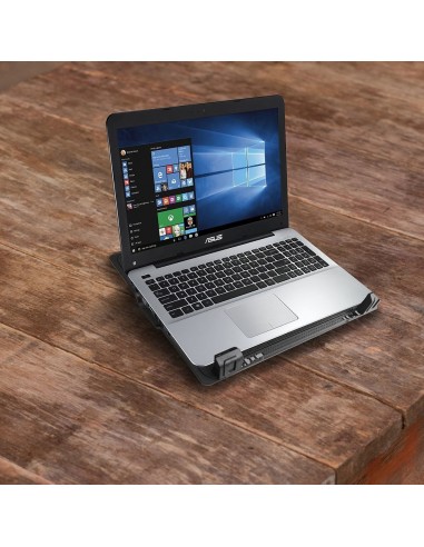 Ewent EW1258 almohadilla fría 43,2 cm (17") 1000 RPM Negro