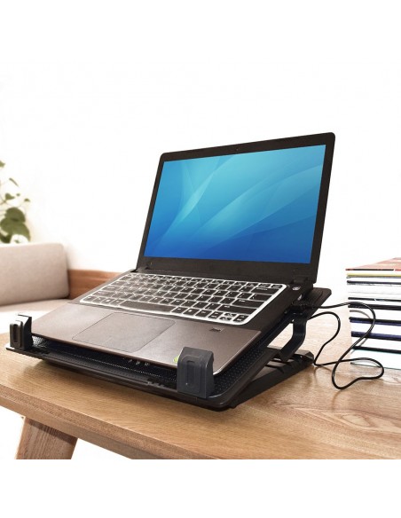 Ewent EW1258 almohadilla fría 43,2 cm (17") 1000 RPM Negro