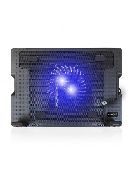 Ewent EW1258 almohadilla fría 43,2 cm (17") 1000 RPM Negro