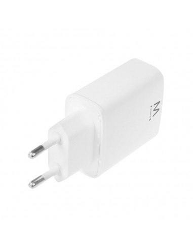 Ewent EW1320 cargador de dispositivo móvil Smartphone, Universal Blanco Corriente alterna Interior