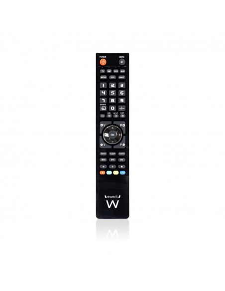 Ewent EW1570 mando a distancia DTT, DVD Blu-ray, Proyector, SAT, STB, Altavoz para barra de sonido, TV, Universal, VCR Botones