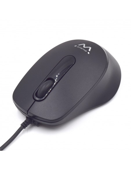 Ewent EW3159 ratón Ambidextro USB tipo A Óptico 1000 DPI