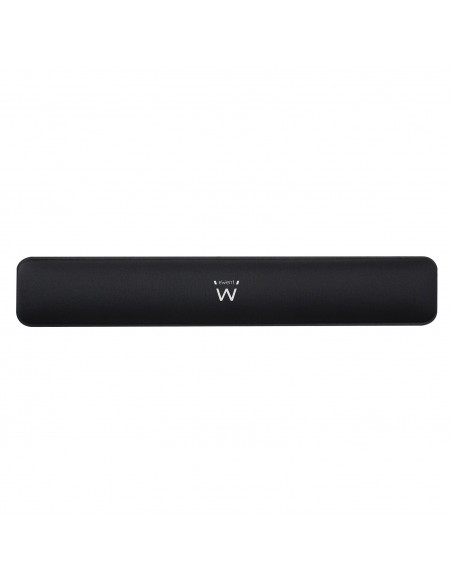 Ewent EW3180 descansa muñecas Poliéster, Caucho Negro