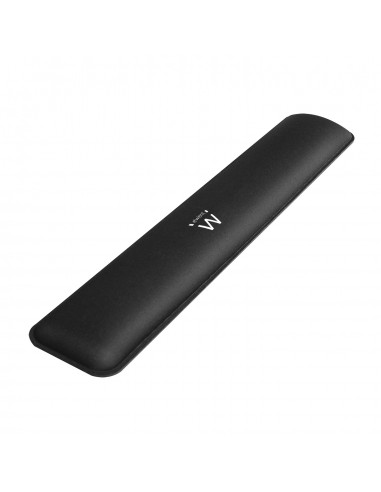 Ewent EW3180 descansa muñecas Poliéster, Caucho Negro