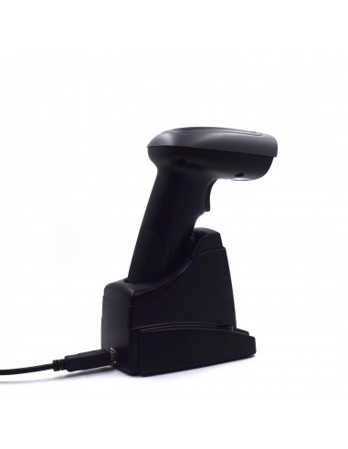 Ewent EW3440 lector de código de barras Lector de códigos de barras portátil 1D 2D Negro