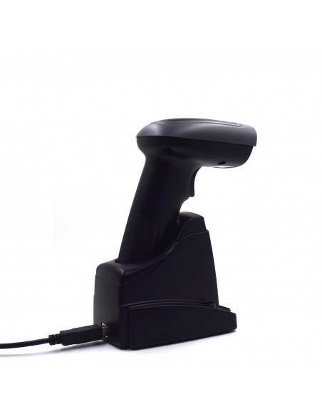 Ewent EW3440 lector de código de barras Lector de códigos de barras portátil 1D 2D Negro