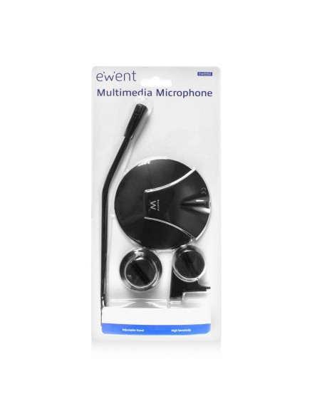 Ewent EW3550 micrófono Negro Micrófono para PC