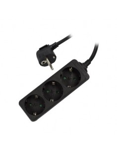 Ewent EW3959 base múltiple 1,5 m 3 salidas AC Interior Negro 2