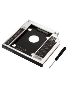 Ewent EW7003 funda para disco duro externo Acrilonitrilo butadieno estireno (ABS), Aluminio Negro, Blanco 2