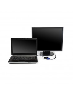 Ewent EW9864 adaptador de cable de vídeo 0,2 m HDMI VGA, 3.5mm Negro 2