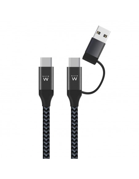 Ewent EW9918 cable USB 1 m USB 3.2 Gen 1 (3.1 Gen 1) USB C Negro