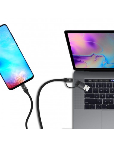 Ewent EW9918 cable USB 1 m USB 3.2 Gen 1 (3.1 Gen 1) USB C Negro