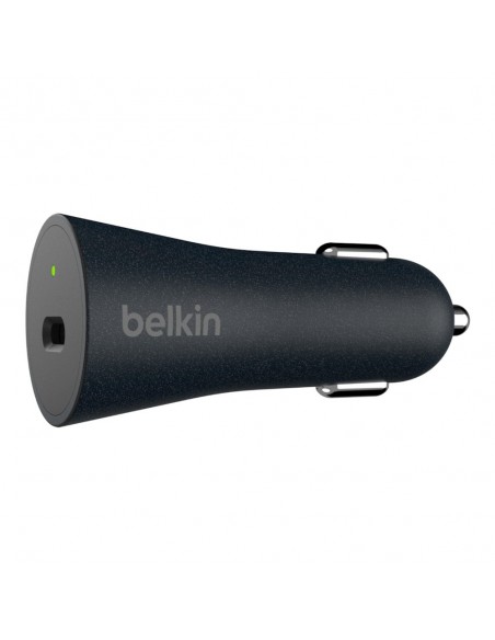 Belkin F7U076BT04-BLK cargador de dispositivo móvil Smartphone Negro Encendedor de cigarrillos Carga rápida Auto
