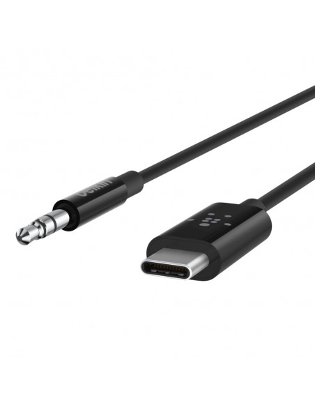 Belkin RockStar™ 3.5mm Audio Cable with USB-C™ Connector cable de audio USB C 3,5mm Negro