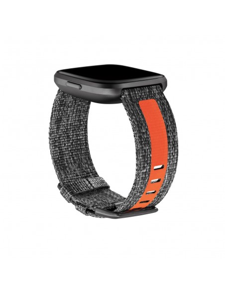 Fitbit FB171WBGYTAS Accesorios para dispositivos vestibles inteligentes Grupo de rock Carbón vegetal, Naranja Aluminio,