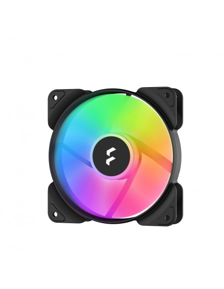 Fractal Design Aspect 12 RGB PWM Carcasa del ordenador Ventilador 12 cm Negro 3 pieza(s)