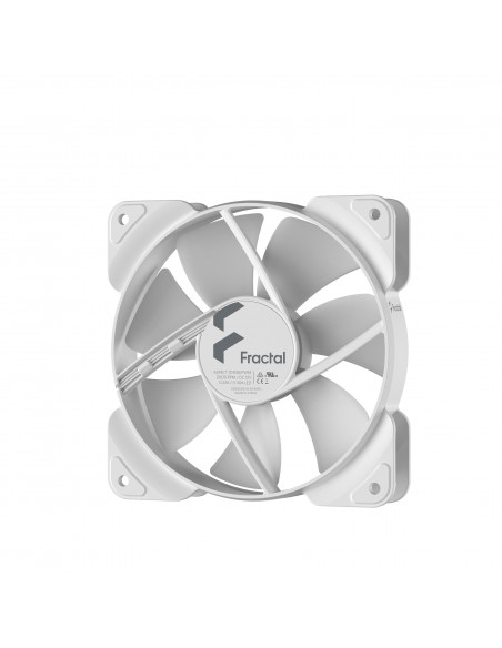 Fractal Design Aspect 12 RGB PWM Carcasa del ordenador Ventilador 12 cm Blanco 1 pieza(s)