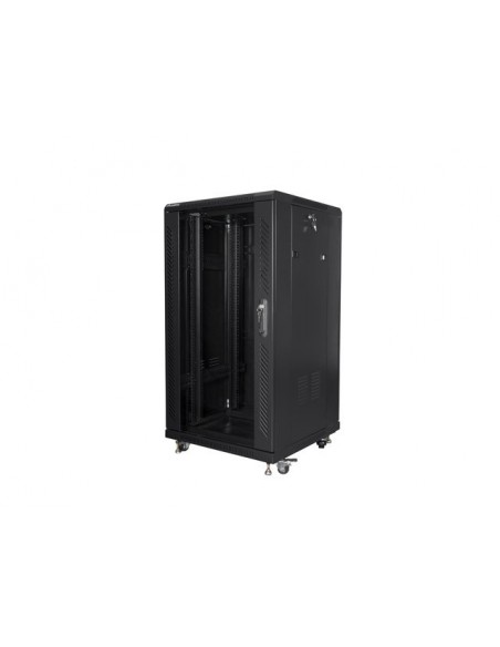 Lanberg FF01-6622-12B armario rack 22U Rack o bastidor independiente Negro