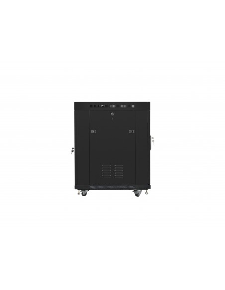 Lanberg FF01-8015-12BL armario rack 15U Rack o bastidor independiente Negro