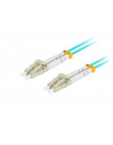 Lanberg FO-LULU-MD31-0020-TQ cable de fibra optica 2 m LC OM3 Color aguamarina