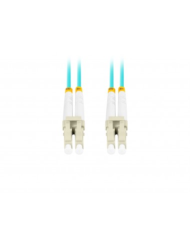 Lanberg FO-LULU-MD31-0030-TQ cable de fibra optica 3 m LC OM3 Color aguamarina