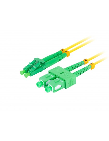 Lanberg FO-SALA-SD11-0020-YE cable de fibra optica 2 m SC LC G.657.A1 Amarillo