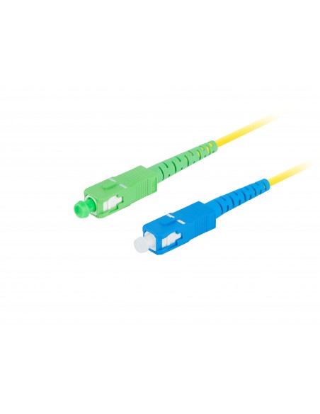 Lanberg FO-SASU-SS21-0010-YE cable de fibra optica 1 m SC G.657.A1 Amarillo
