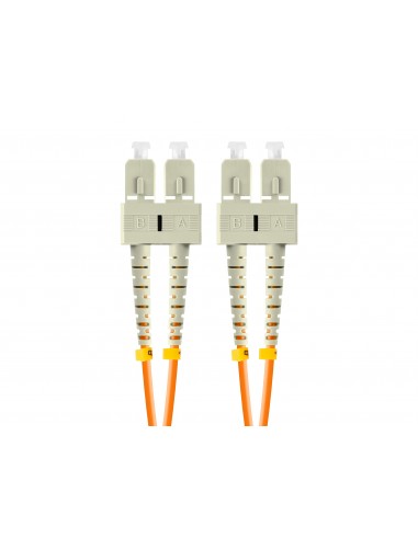Lanberg FO-SUSU-MD21-0020-OG cable de fibra optica 2 m SC OM2 Naranja