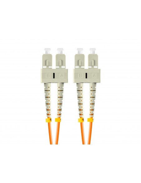Lanberg FO-SUSU-MD21-0020-OG cable de fibra optica 2 m SC OM2 Naranja