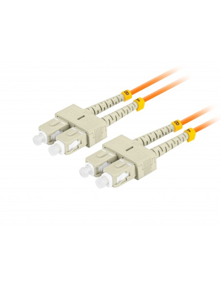 Lanberg FO-SUSU-MD21-0020-OG cable de fibra optica 2 m SC OM2 Naranja