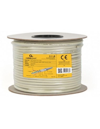 Gembird FPC-6004-SOL cable de red Gris 100 m Cat6 F UTP (FTP)