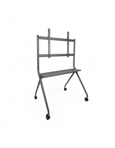 TooQ iSTAND Soporte de Suelo con Ruedas para Pantallas 50"- 86", Gris