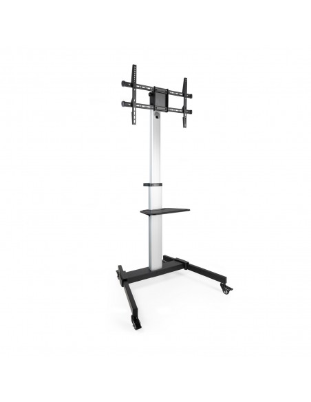 TooQ Hera Soporte de Suelo de Aluminio con Ruedas para Pantalla 37"-86"