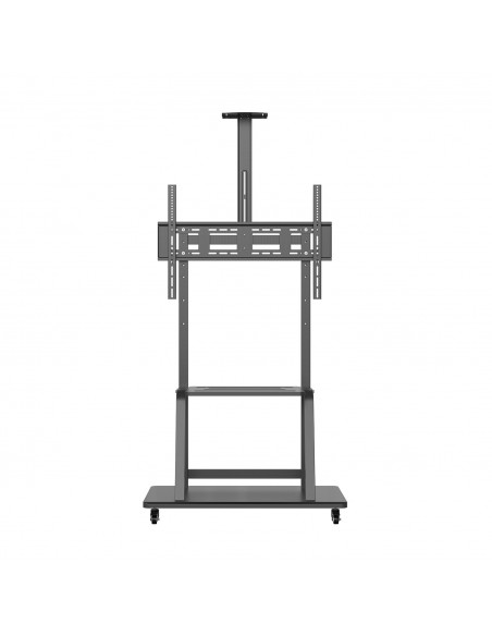 AISENS Soporte de Suelo ECO con Rueda, Bandeja para DVD y Soporte de Cámara para Monitor TV 150Kg de 37-100, Negro AISENS Soporte de Suelo ECO con Rueda, Bandeja para DVD y Soporte de Cámara para Monitor TV 150Kg de 37-100, Negro